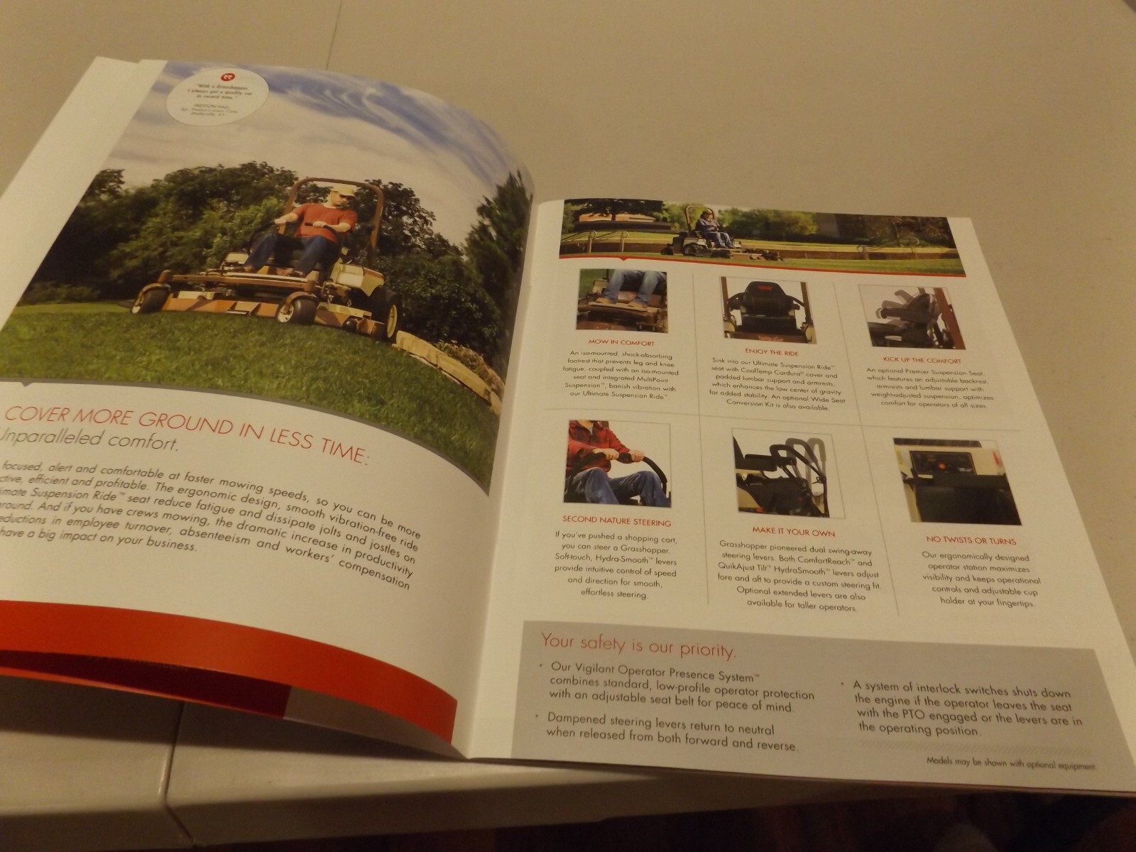 GRASSHOPPER TRUE ZeroTurn MOWERS, LIT # 0218-170470 2018