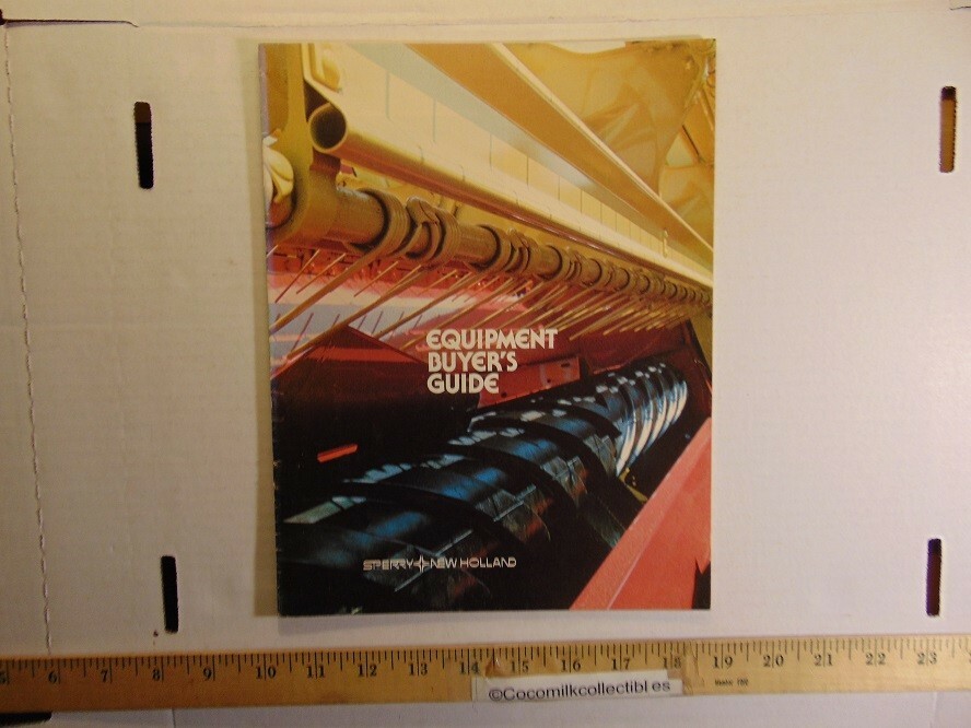Vintage 1980 Sperry New Holland Equipment Buyer’s Guide Brochure