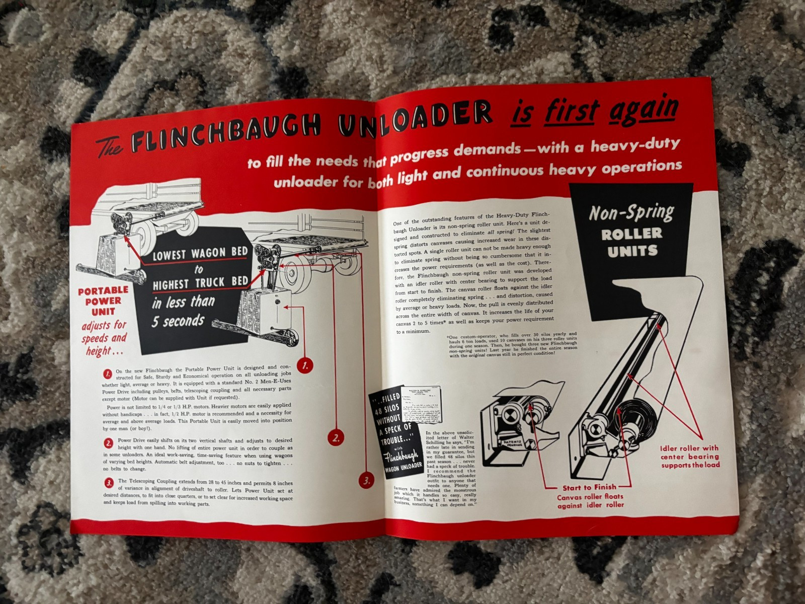 Flinchbaugh Wagon Unloader Brochure DCPA26