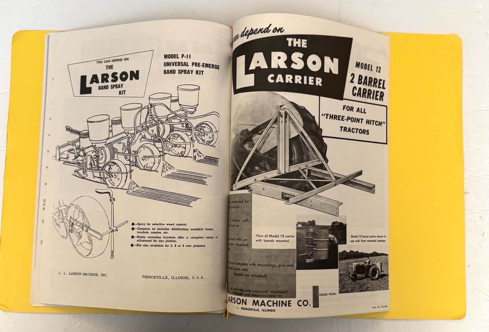 Vintage 1979 Larson Machine Catalog Agricultural Farming Equipment Catalog Price
