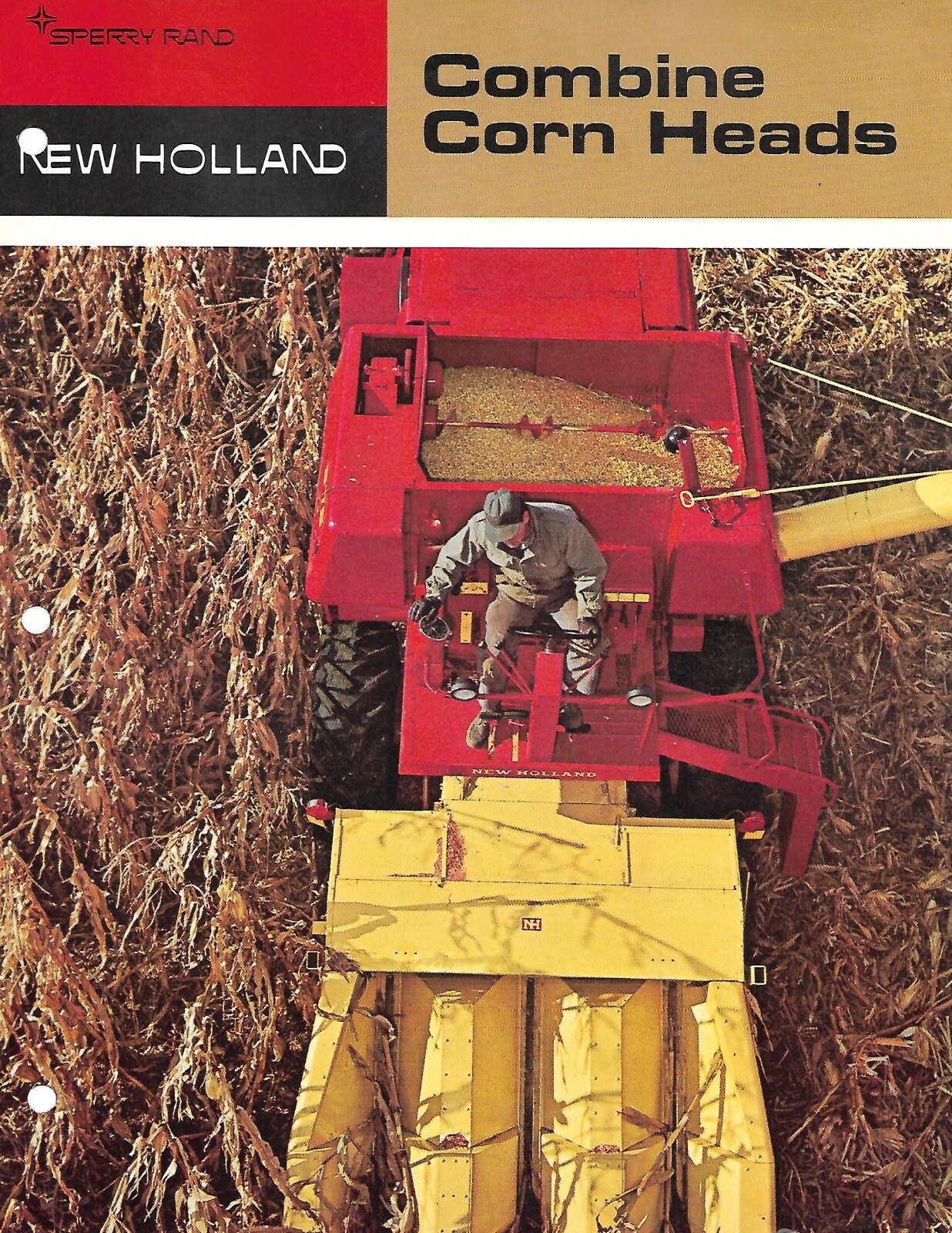 Farm Equipment Brochure – New Holland – Combine Corn Heads – 1968 (F8941)