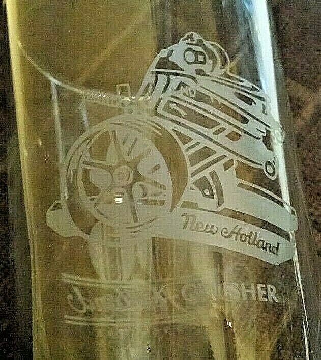 NEW HOLLAND TRACTOR GLASS SET 6 100TH ANNIV 1895 1995 BALER SKID STEER ENGINE.