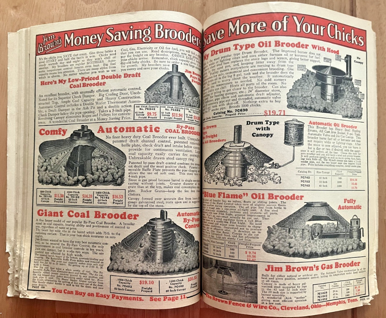 Jim Brown’s 1932 farm & Fence illustrated catalog Brown fence & Wire Co
