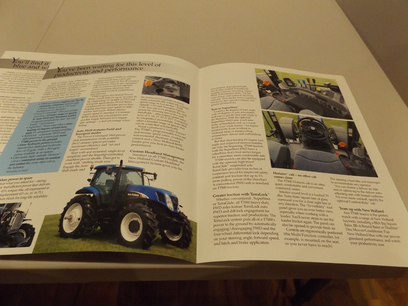 2-pc. NEW HOLLAND T7000 TRACTORS & T6000 TRACTORS, NH9120604, NH9120605 2006