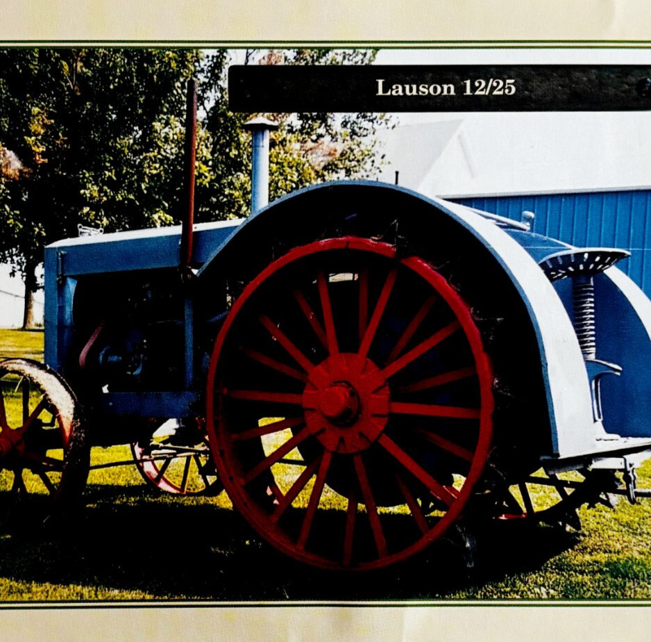 1921 Lauson 12/25 Antique Tractor 1970-80s Book Print Agriculture Farming C80B