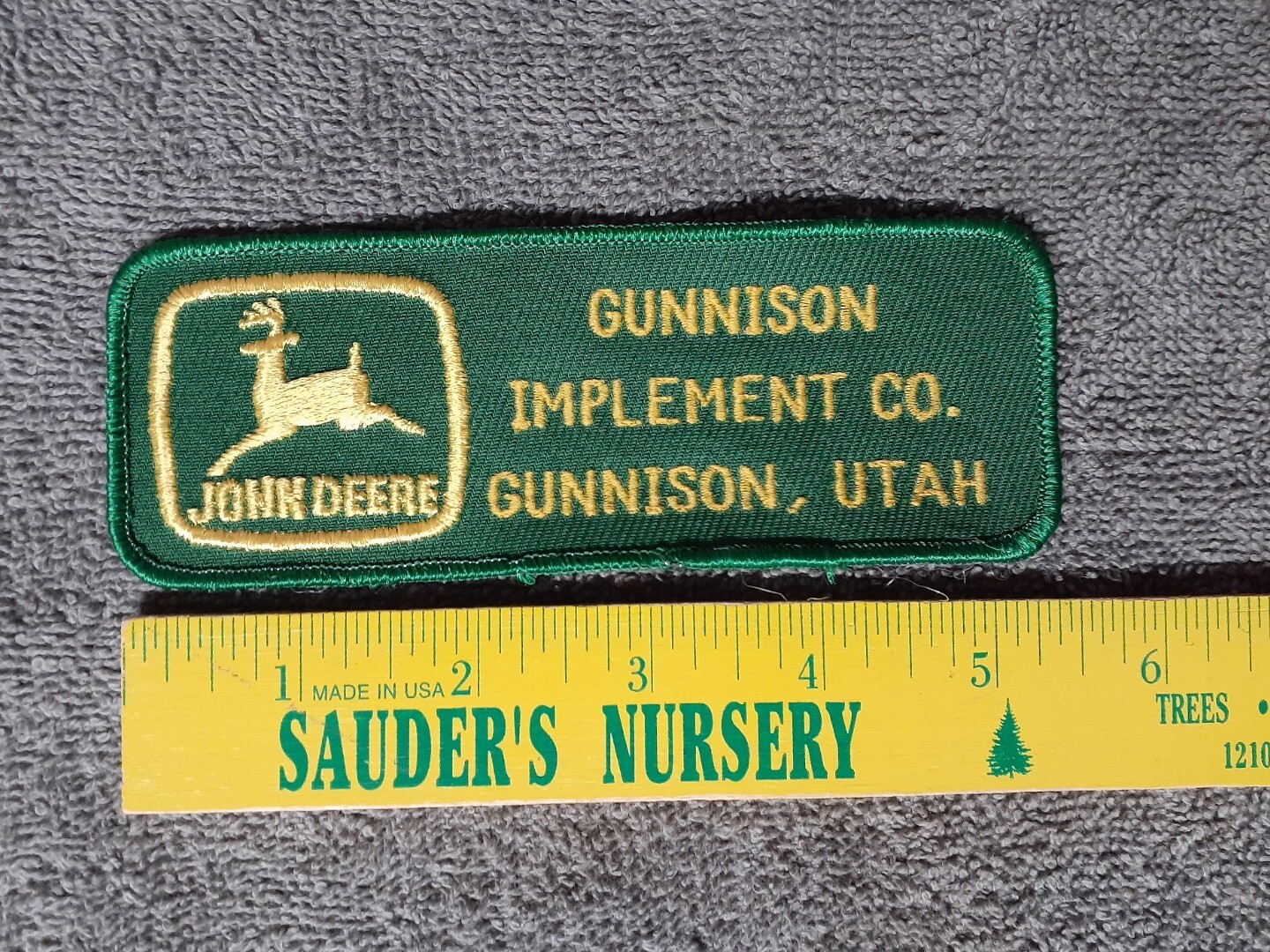 Gunnison Implement Co. Gunnison, Utah Iron-On Patch