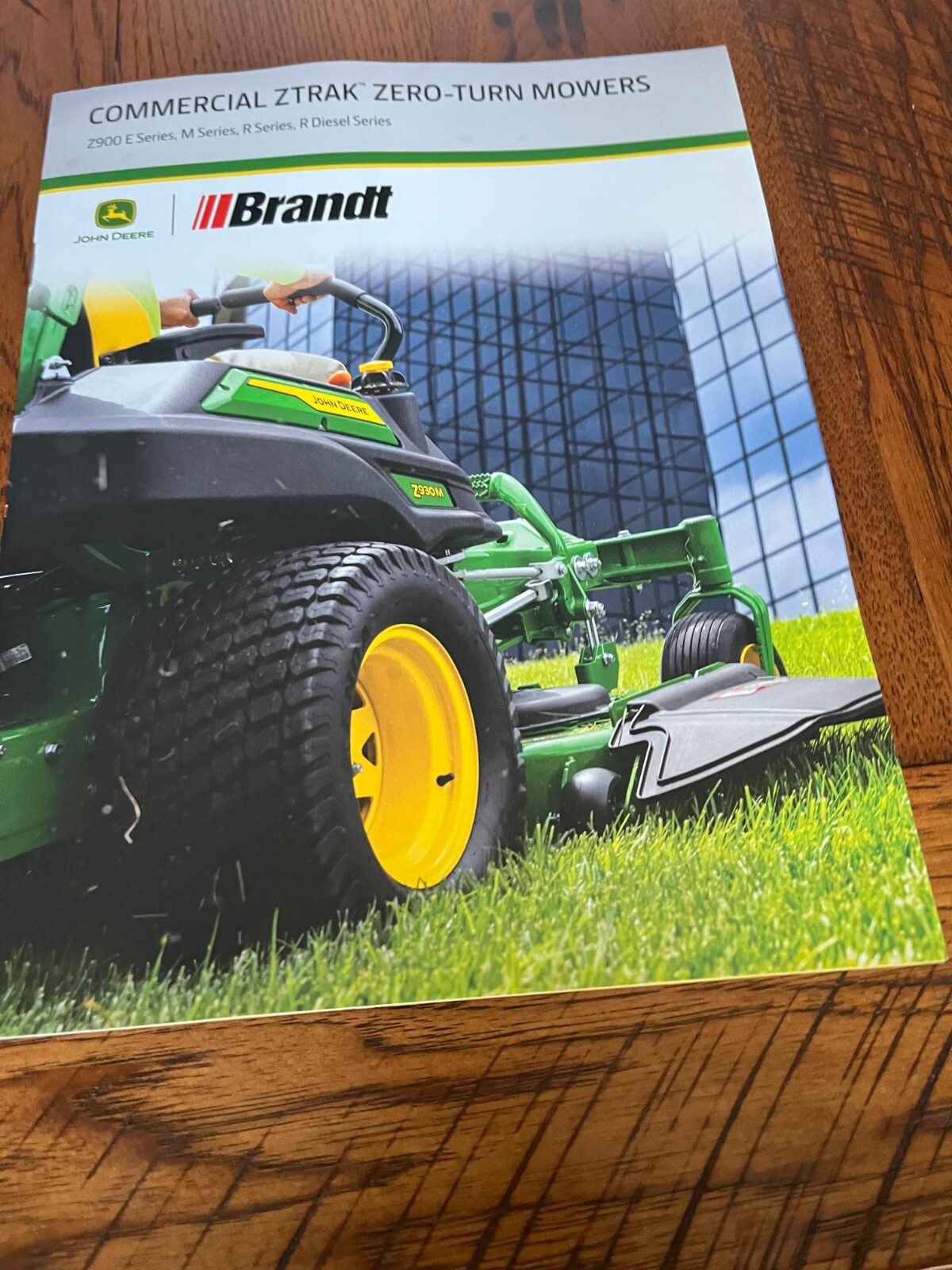 John Deere Ztrack Zero Turn Mowers Brochure FCCA