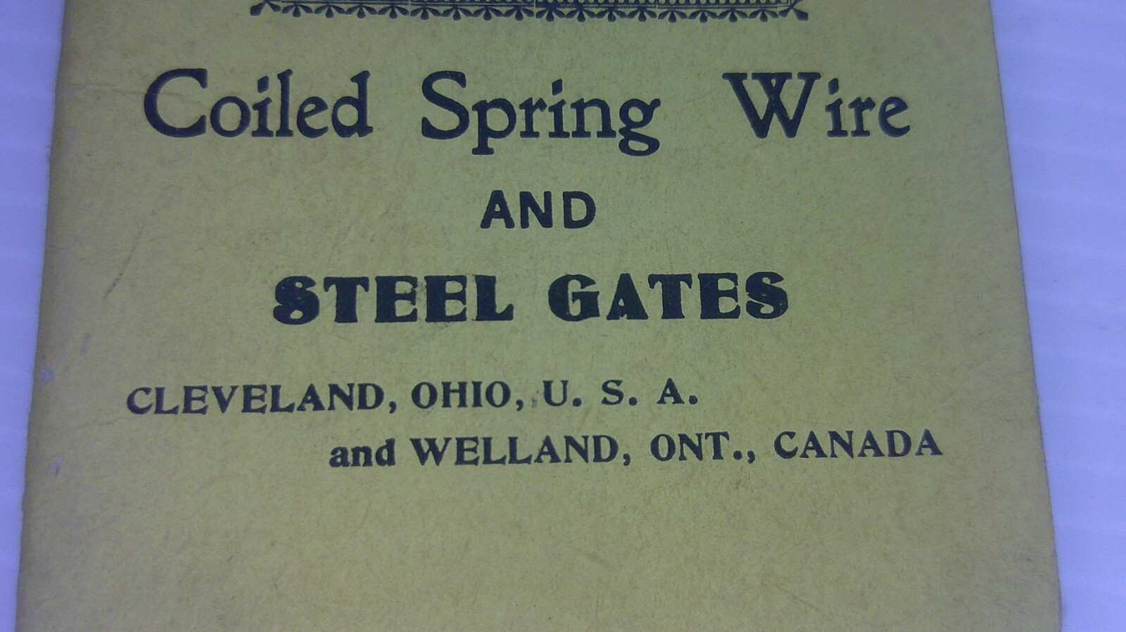 vintage Frost Wire Fence Co advertising notebook very good condition 9G