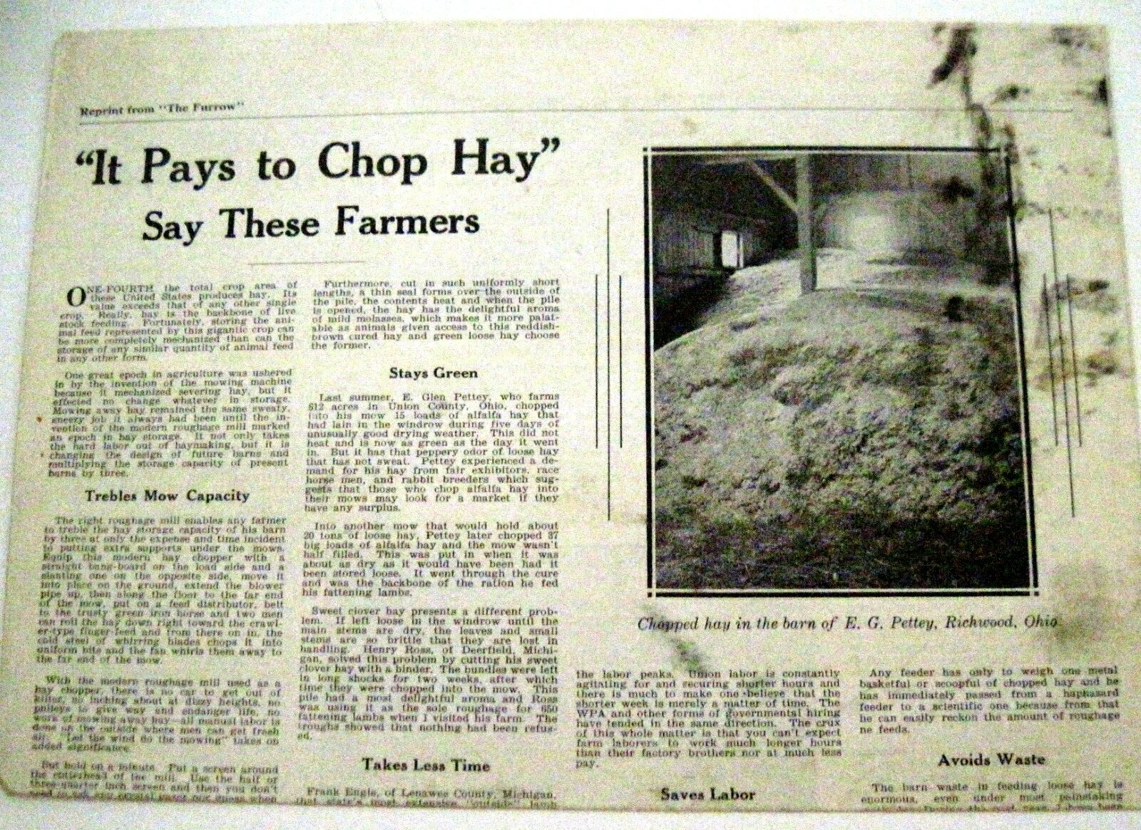 1939 Catalog “Letz” Farm Equipment w/ (4) Pamphlets – Describes Cows Stomach *