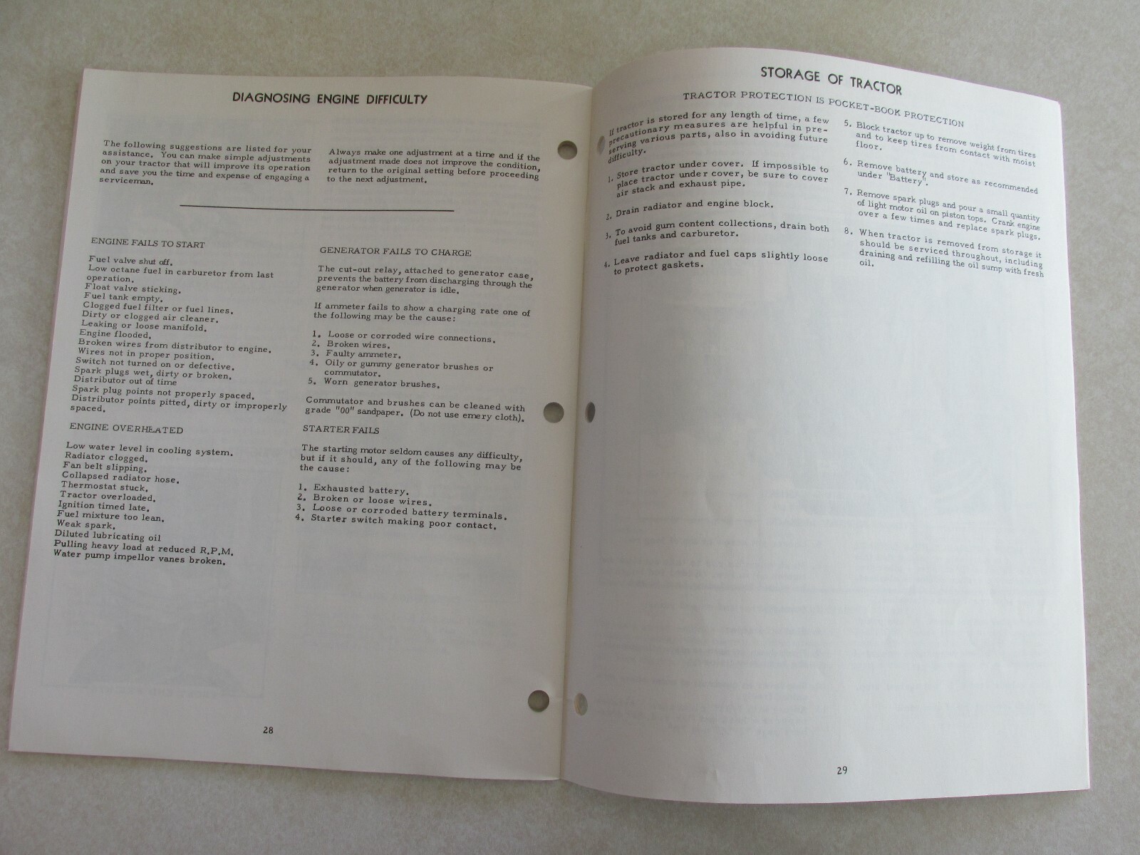 MBE79 Farm Manual Operating Instructions WD 45 Tractor Deutz Allis