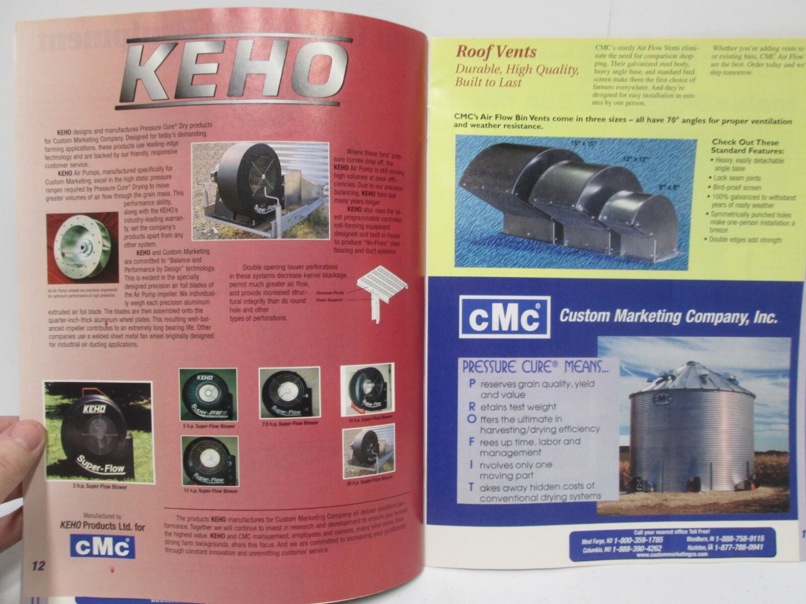 2001 CMC Solutions Ag Products Catalog & Show Directory Agricultural Farm