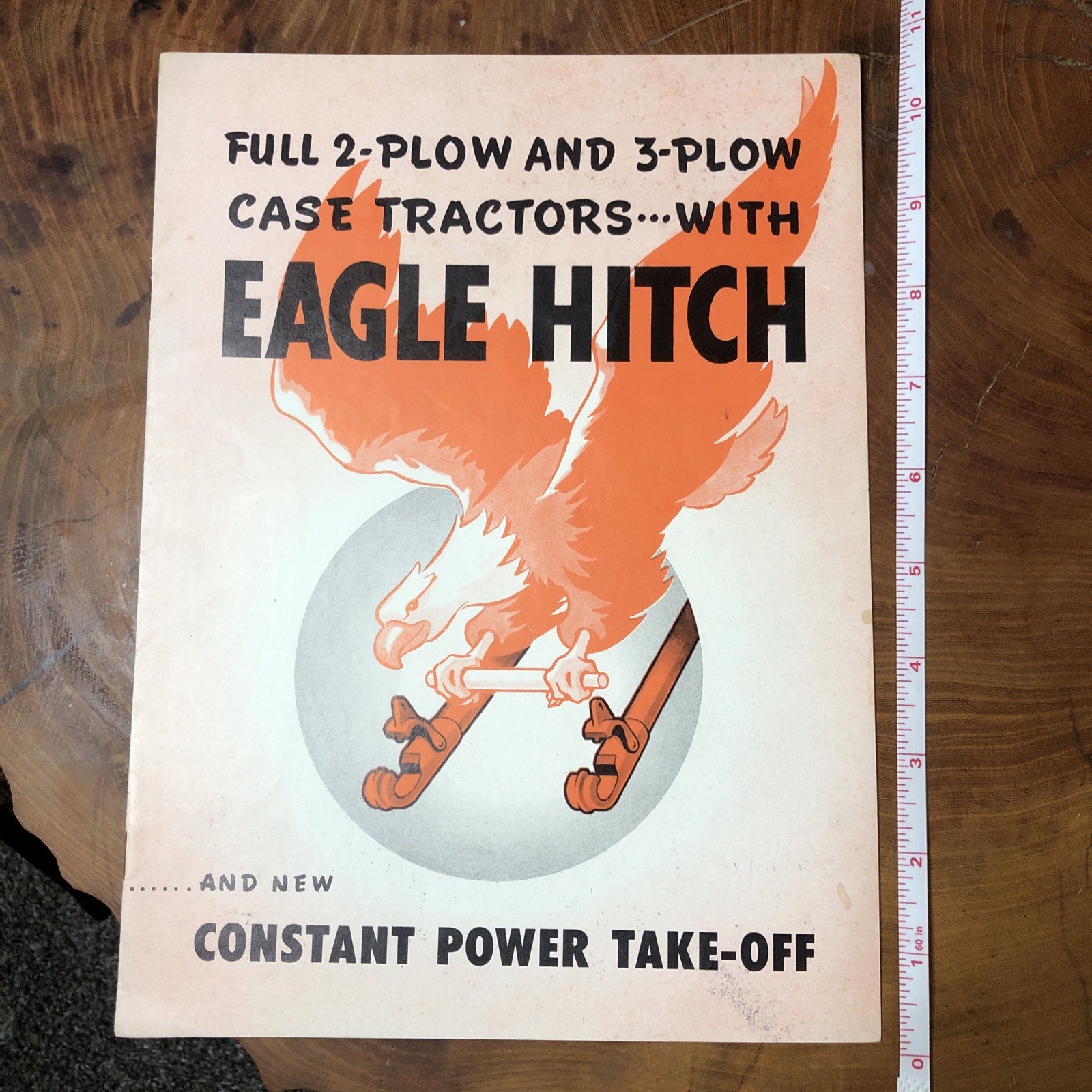 Rare Vintage Case Eagle Hitch Farming Brochure Tractors 2 / 3 Plow