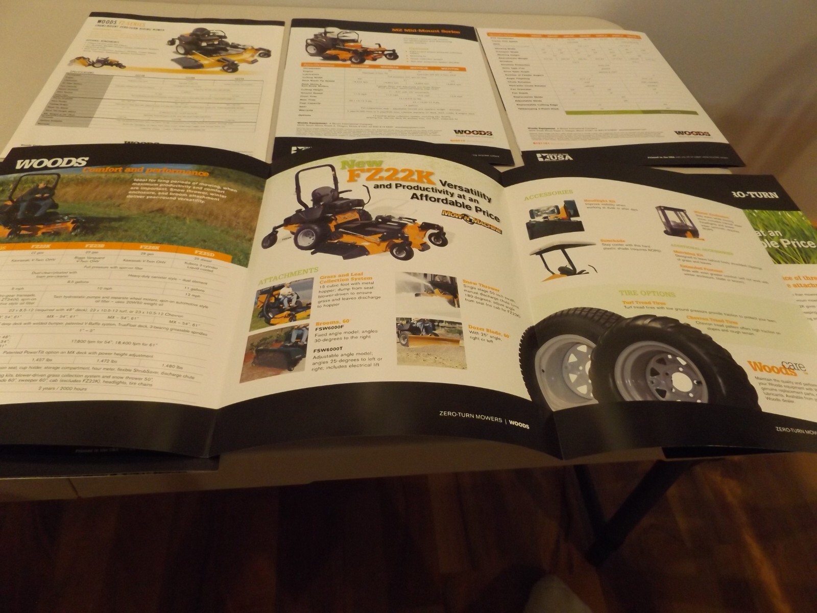 6-pc. WOODS MOW’N MACHINES, 2010-2013