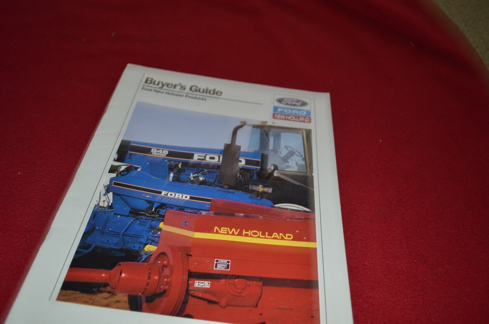 New Holland Buyers Guide For 1990 Dealers Brochure DCPA4