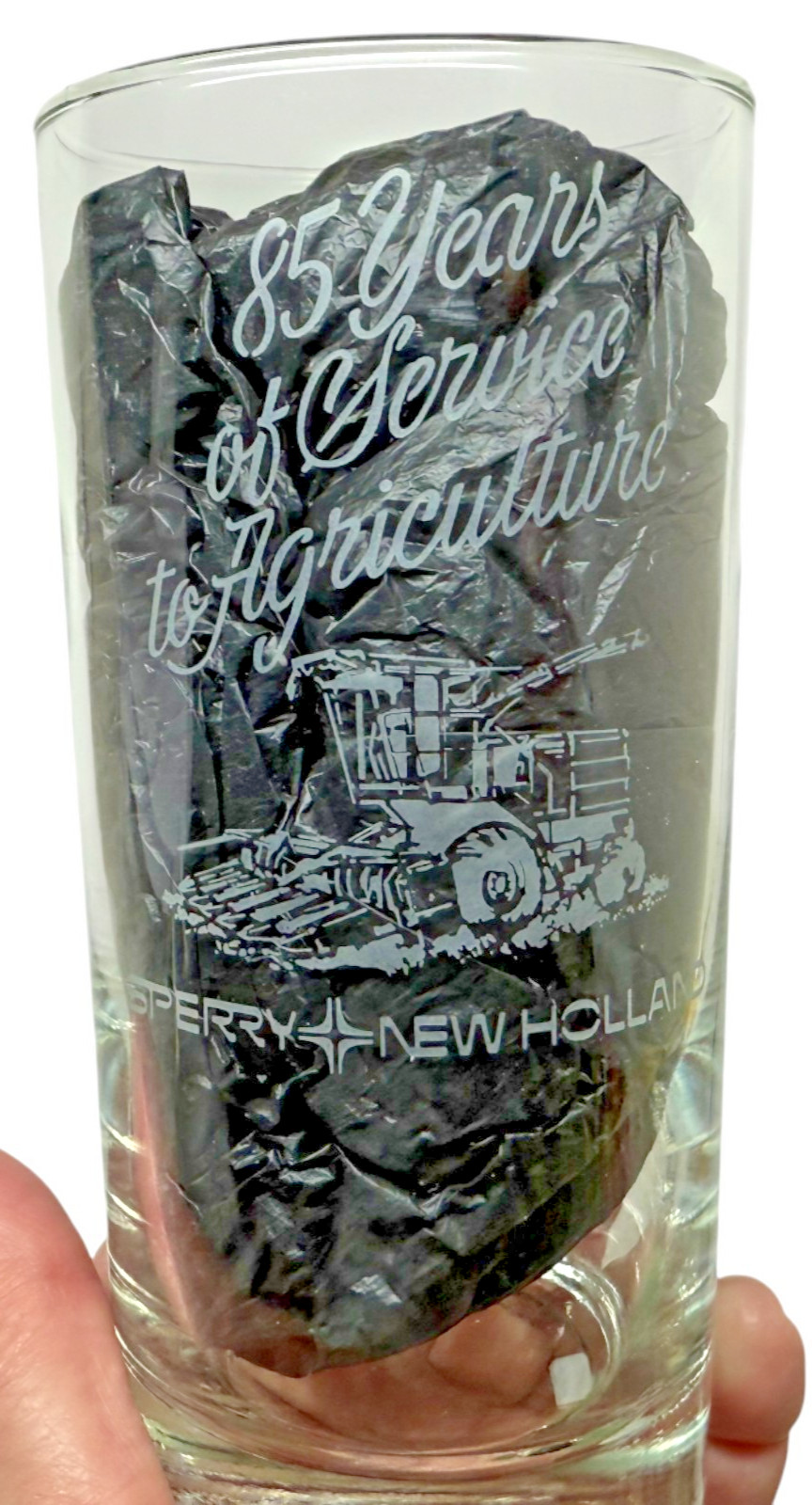 Sperry New Holland 85 Years of Service to Agriculture Glass(es) 1980 Tractor – A