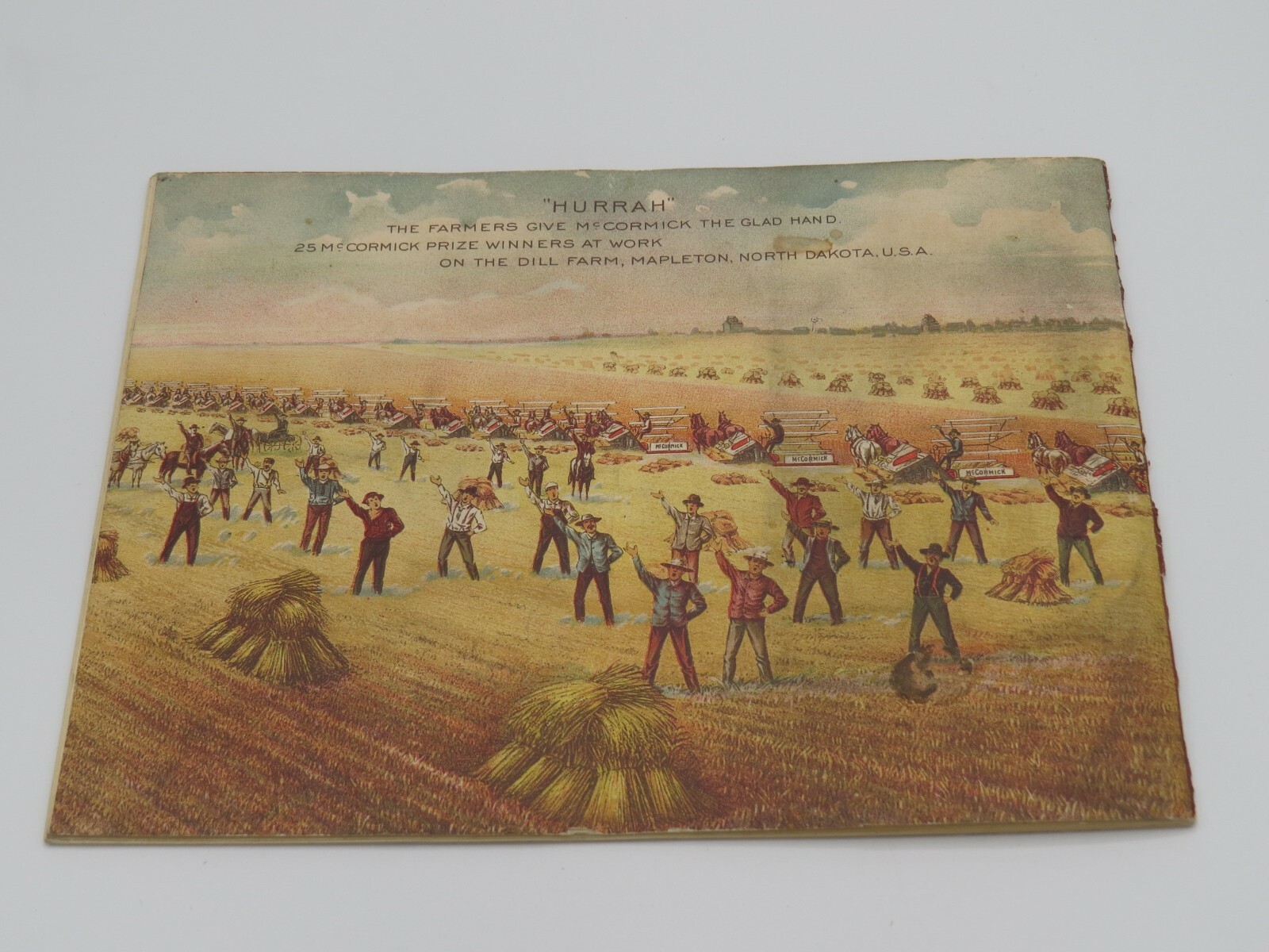 Vintage 1890’s McCormick’s Right Hand IH Deering Catalog Brochure RARE Binder