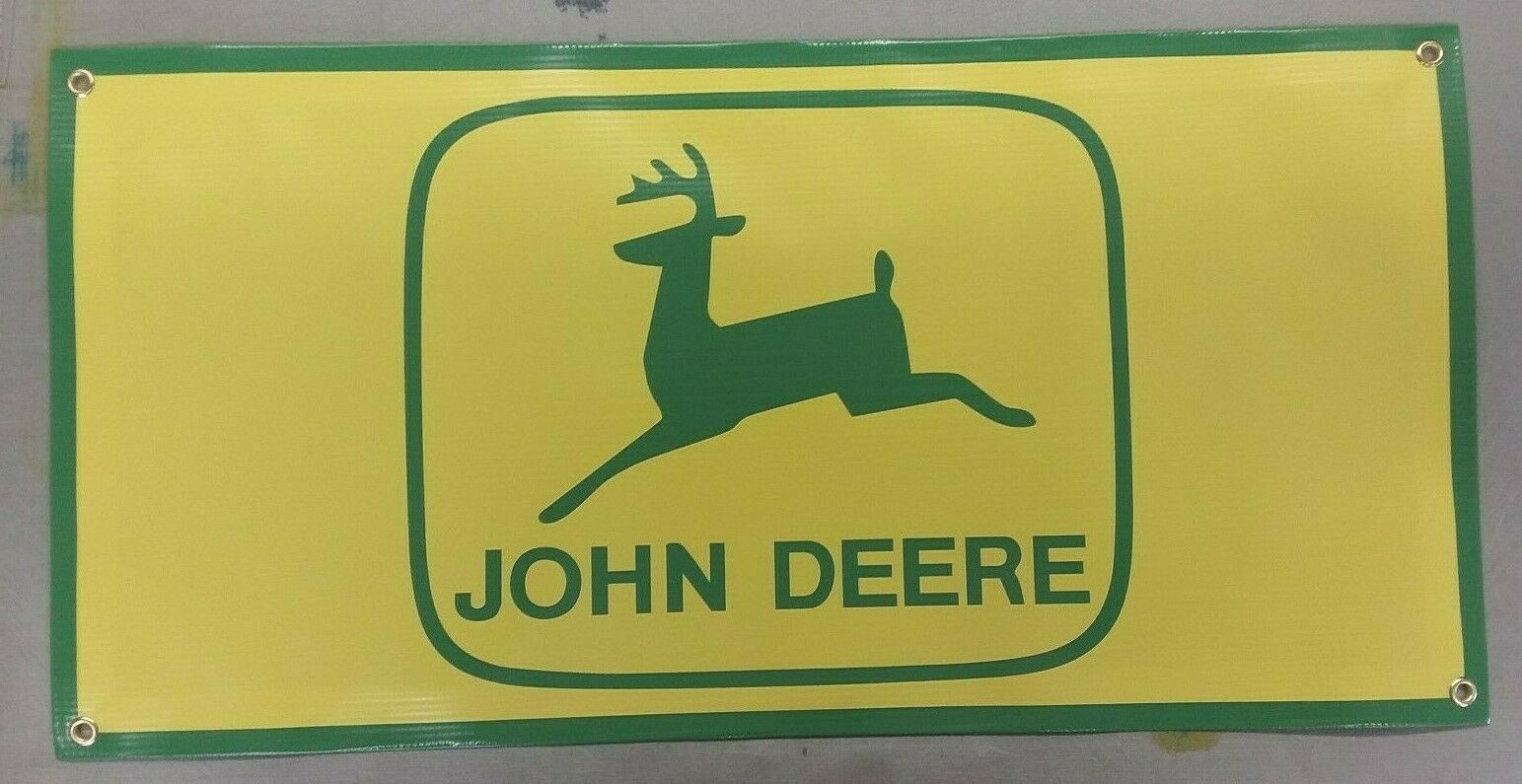 JOHN DEERE BANNER- 24″ X 12″