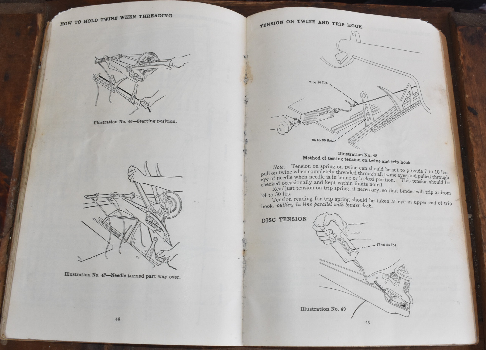 McCormick Deering International Harvester Enclosed Gear Tractor Binder 4E Manual