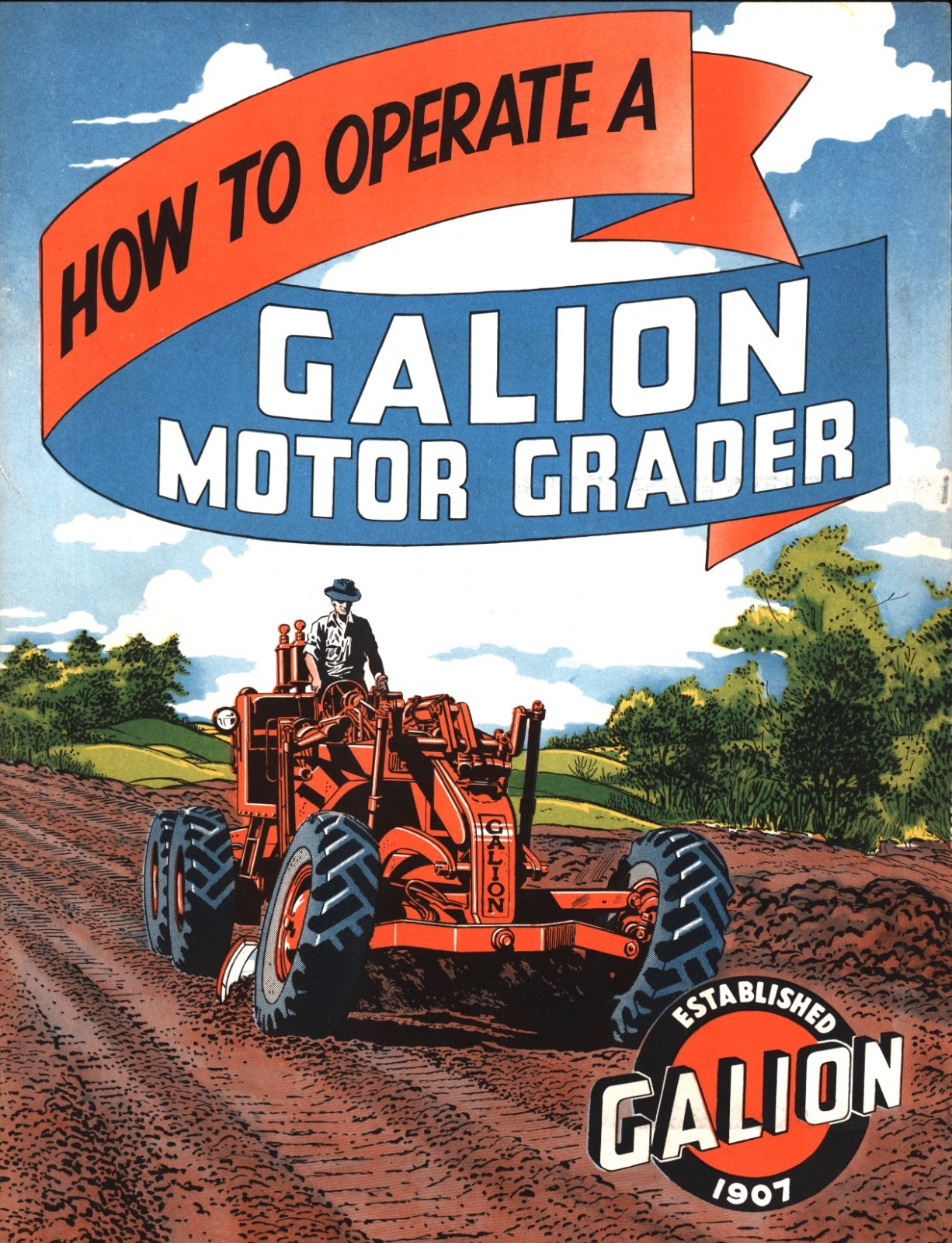 Galion Motor Grader Brochure “How to Operate a Galion Motor Grader”