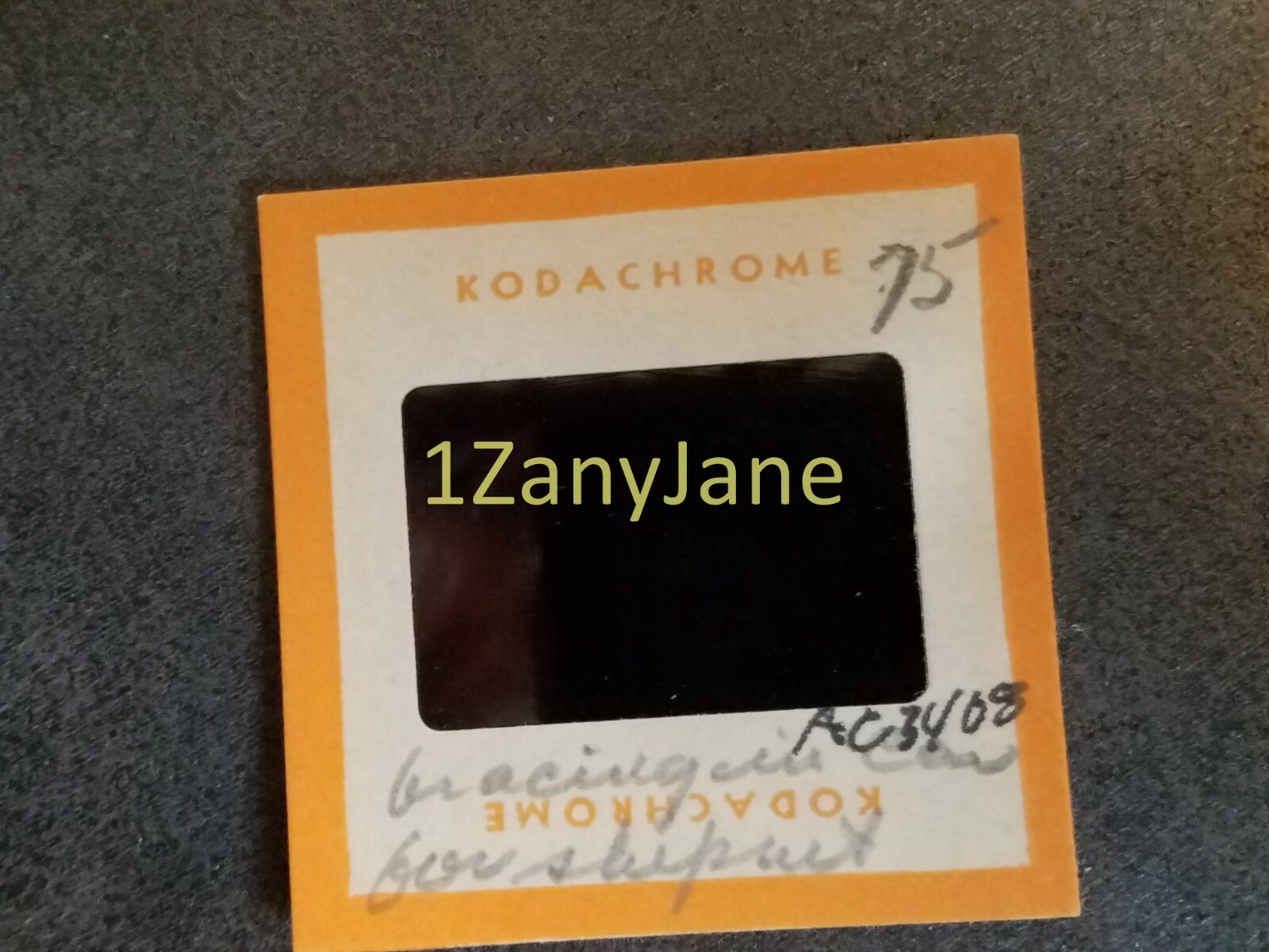 AC3408 35mm Slide of an Allis-Chalmers from MEDIA ARCHIVES BRACING FOR SHIPMENT
