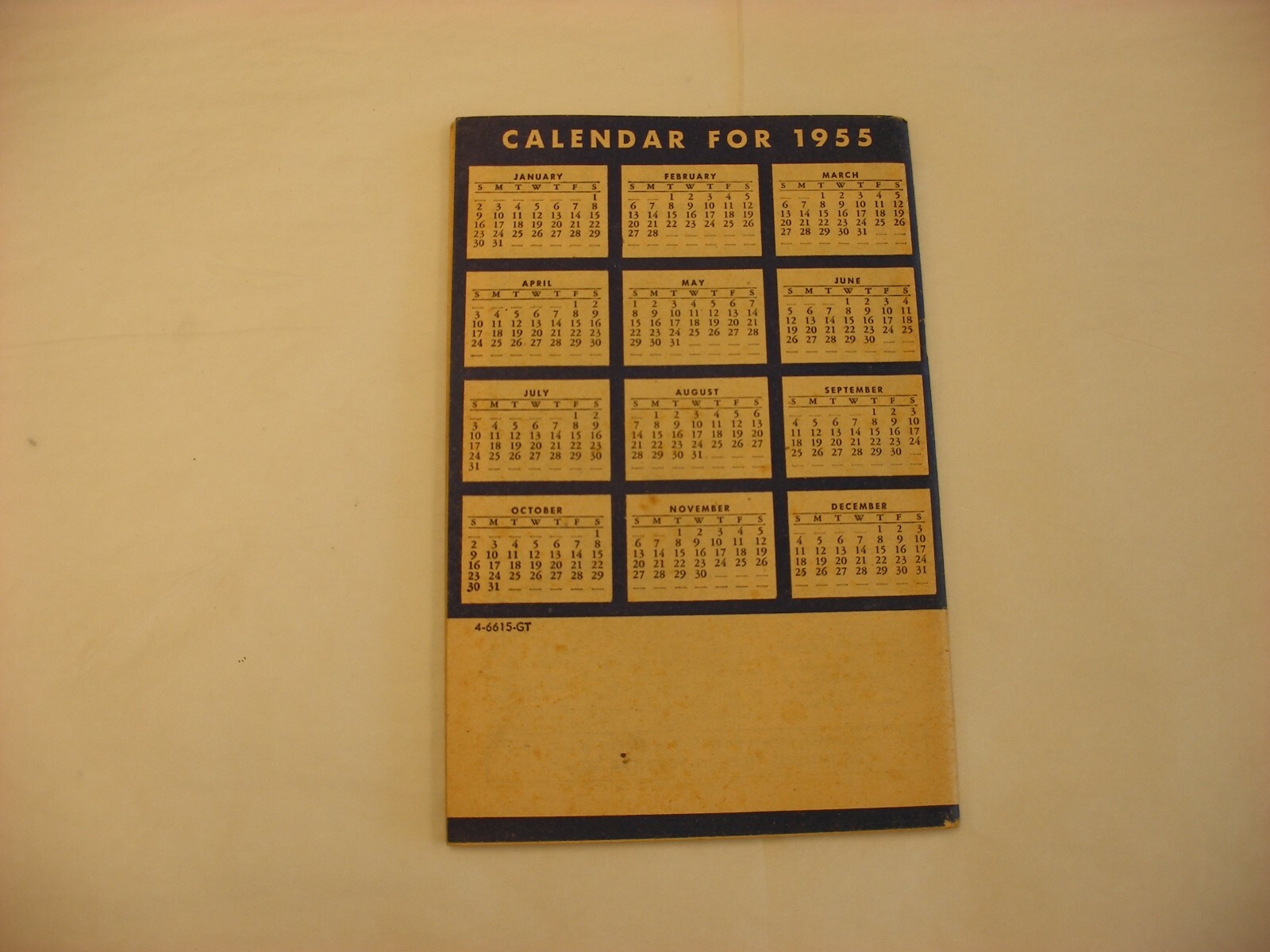 Vtg 1955 B. F. Goodrich Farm Tractor Tires Waukesha WI Farmer’s Almanac