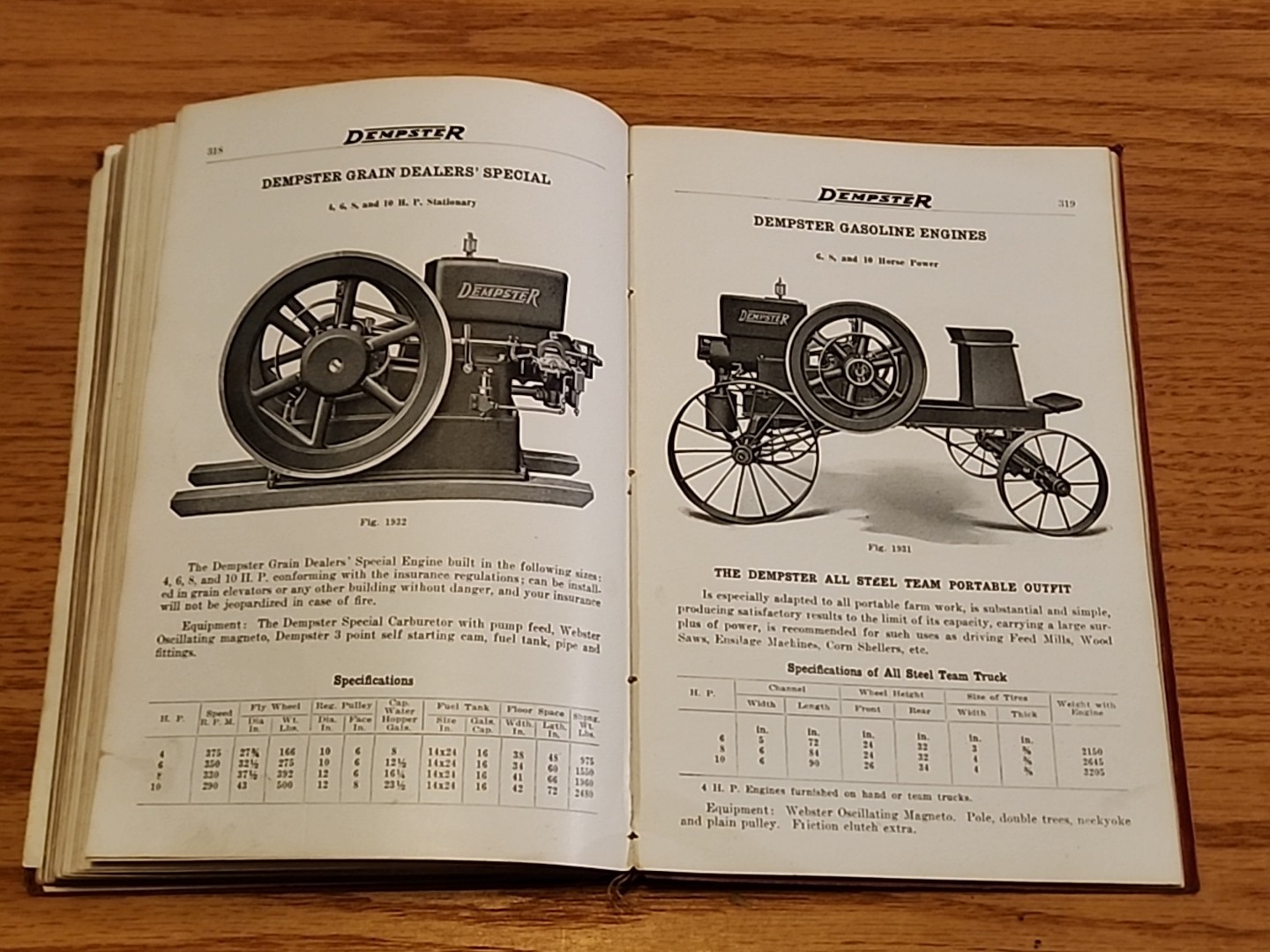 Vintage 1922 Dempster Mill Catalog 11 Windmill Pump Tank Engines Beatrice NE