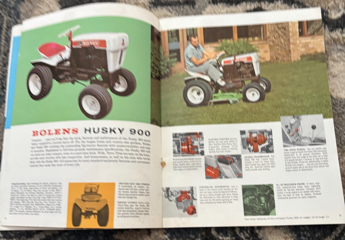 Bolens Lawn & Garden Tractors For 1963 Brochure DCPA26