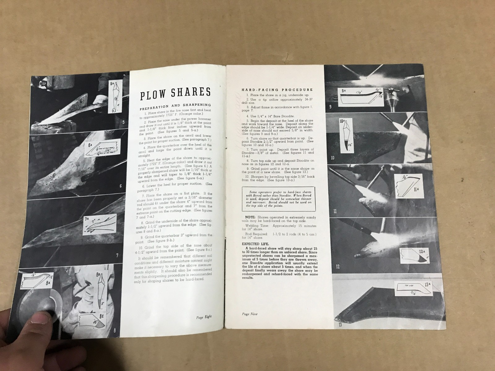 Vintage Stoody Handbook For Hard-Facing Farm Equipment