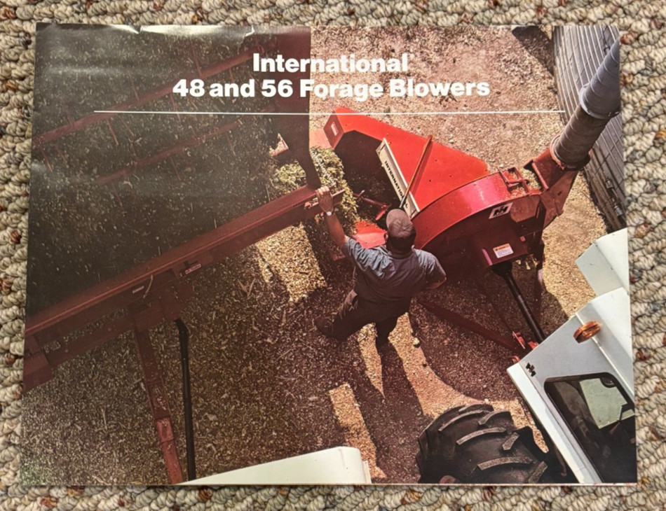 International Harvester 46 & 56 Forage Blower For 1974 Brochure FCCA25