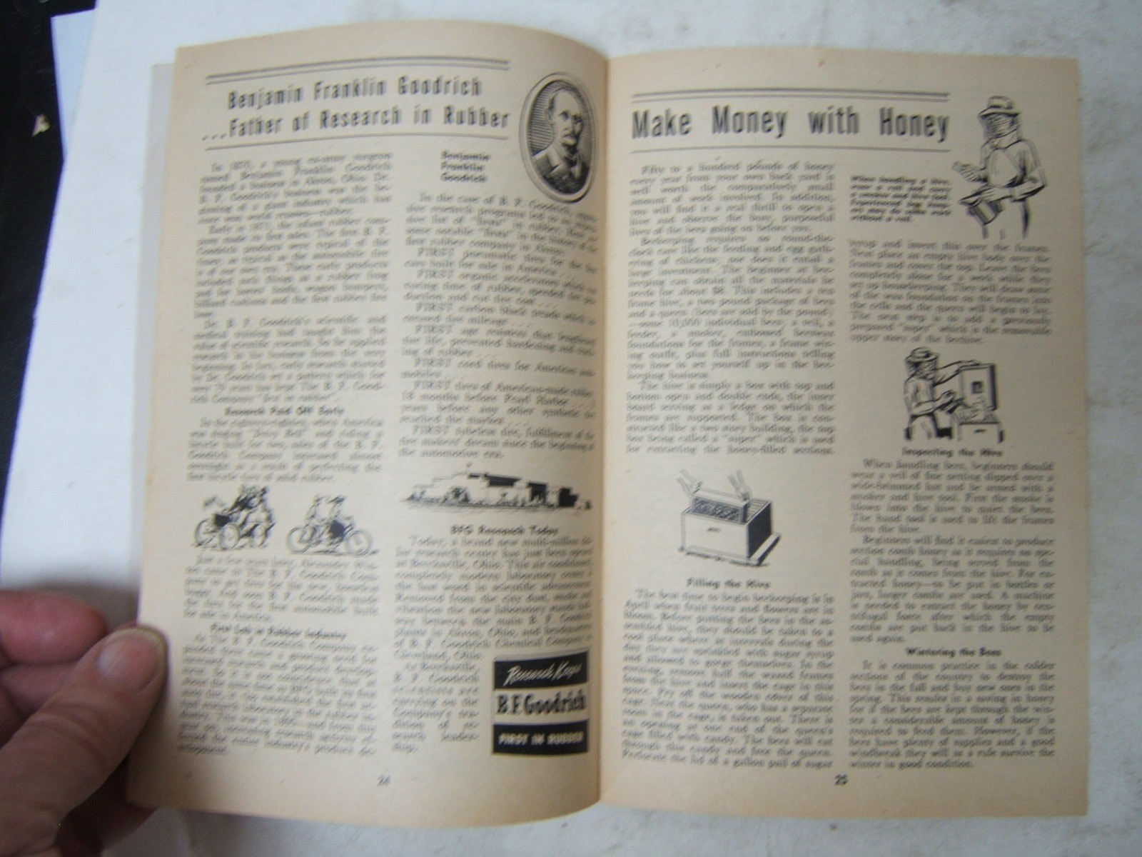 B F Goodrich Farmer’s Handbook and Almanac 1949 Good Condition