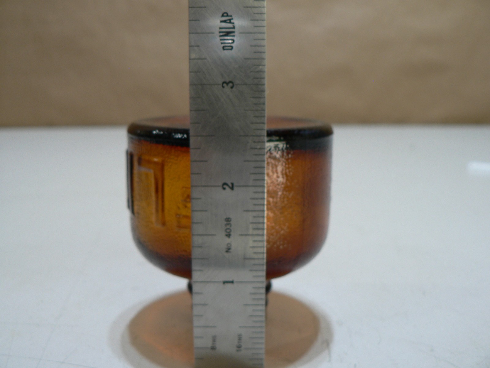 Vintage Flit Sprayer Brown Glass Container Only Awesome Condition