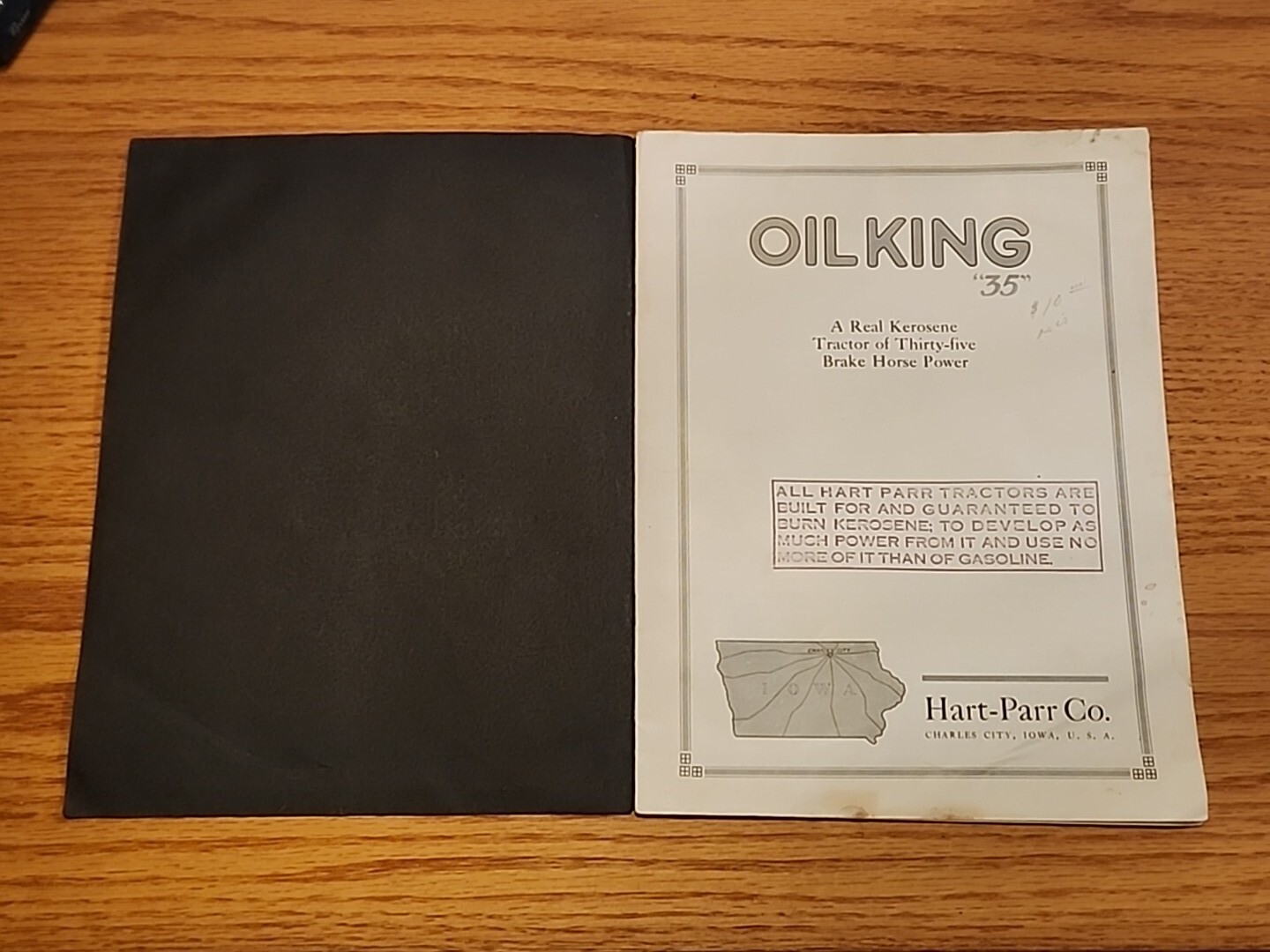 1910’s Hart Parr Oilking 35 Prairie Tractor Sales Brochure Catalog Original