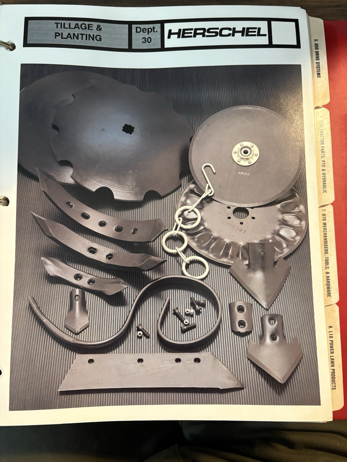 Vintage Herschel Farm Equipment Parts Power Lawn Products Catalog Manual 1973