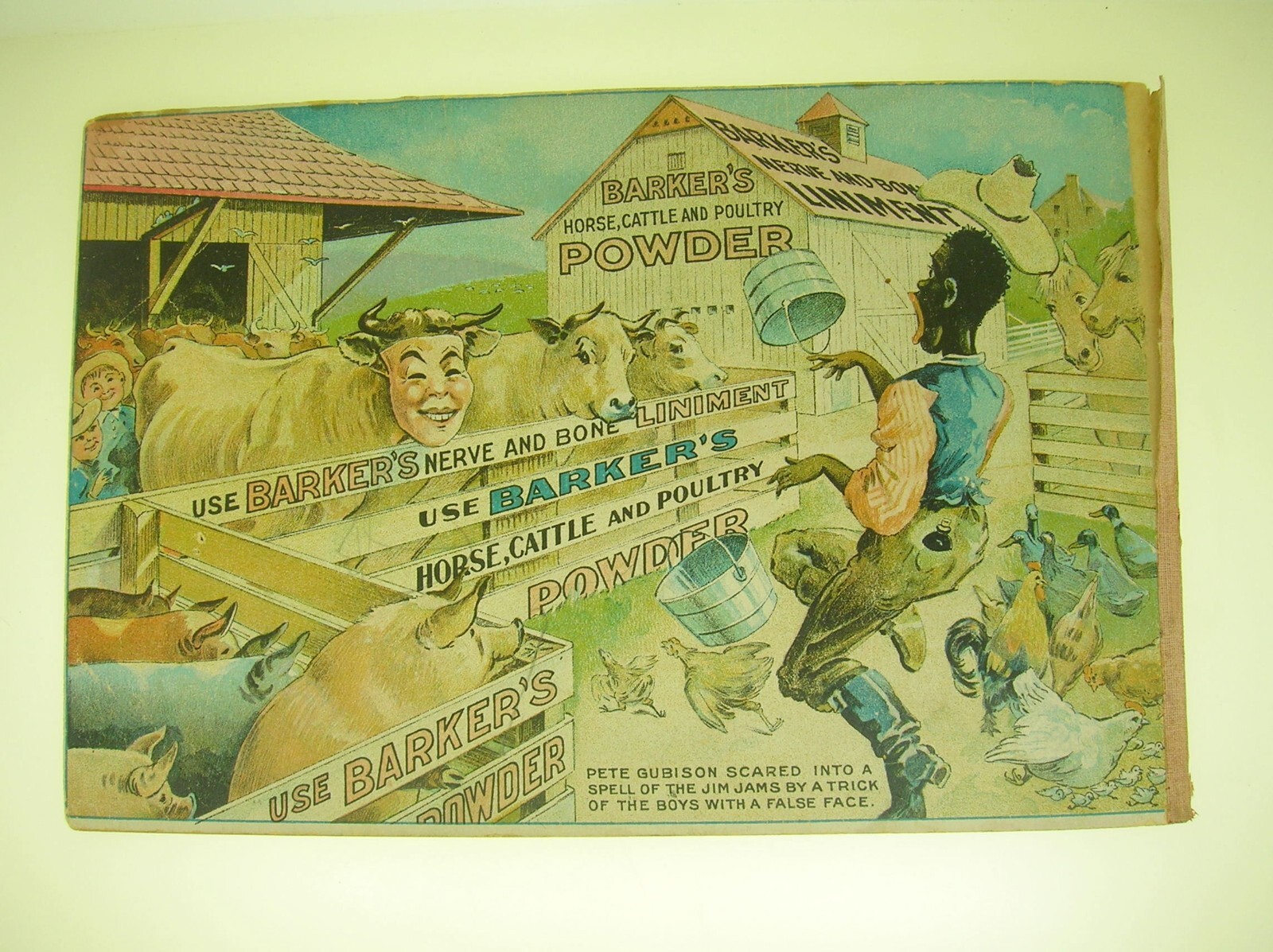 C. 1900 BARKER’S KOMIC PICTURE SOUVENIR PART 1,2,3 AND 4 – BLACK AMERICAN – B/O