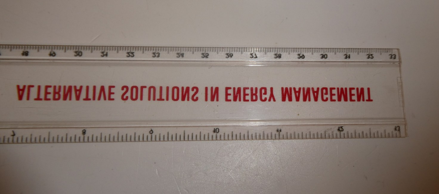 VTG Singer Climate Control Products Alternative Solutions In Energy 13″ Ruler