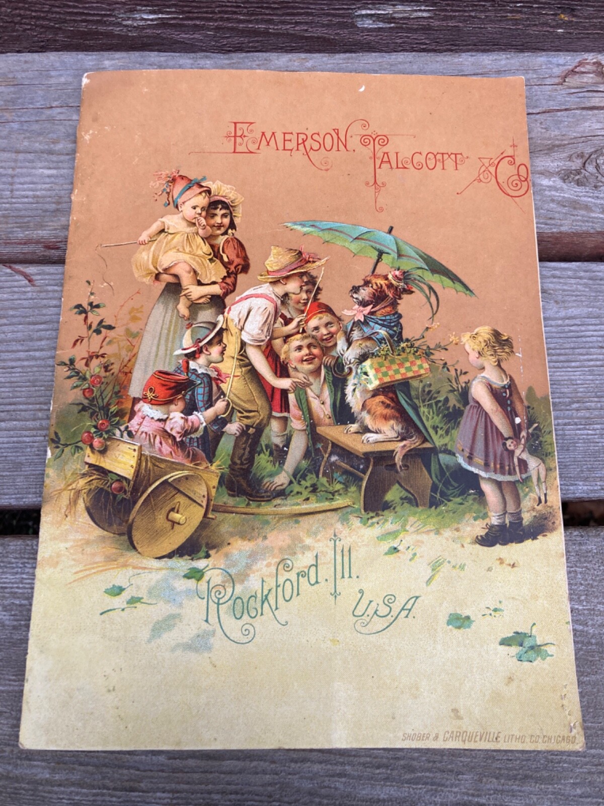 ANTIQUE 1890’s EMERSON TALCOTT & CO ROCKFORD IL STANDARD MOWING MACHINES CATALOG