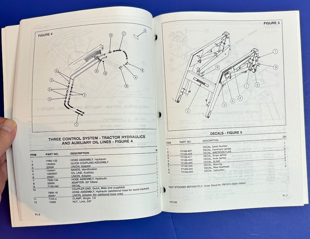 Farmhand GL545 Loader Parts Setup & Operators Manual