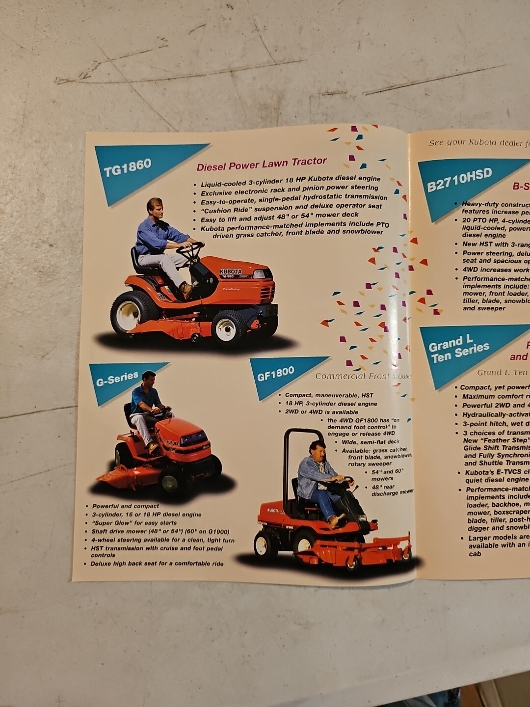 Original 1999 Kubota Spring Value Days Dealer Sales Brochure