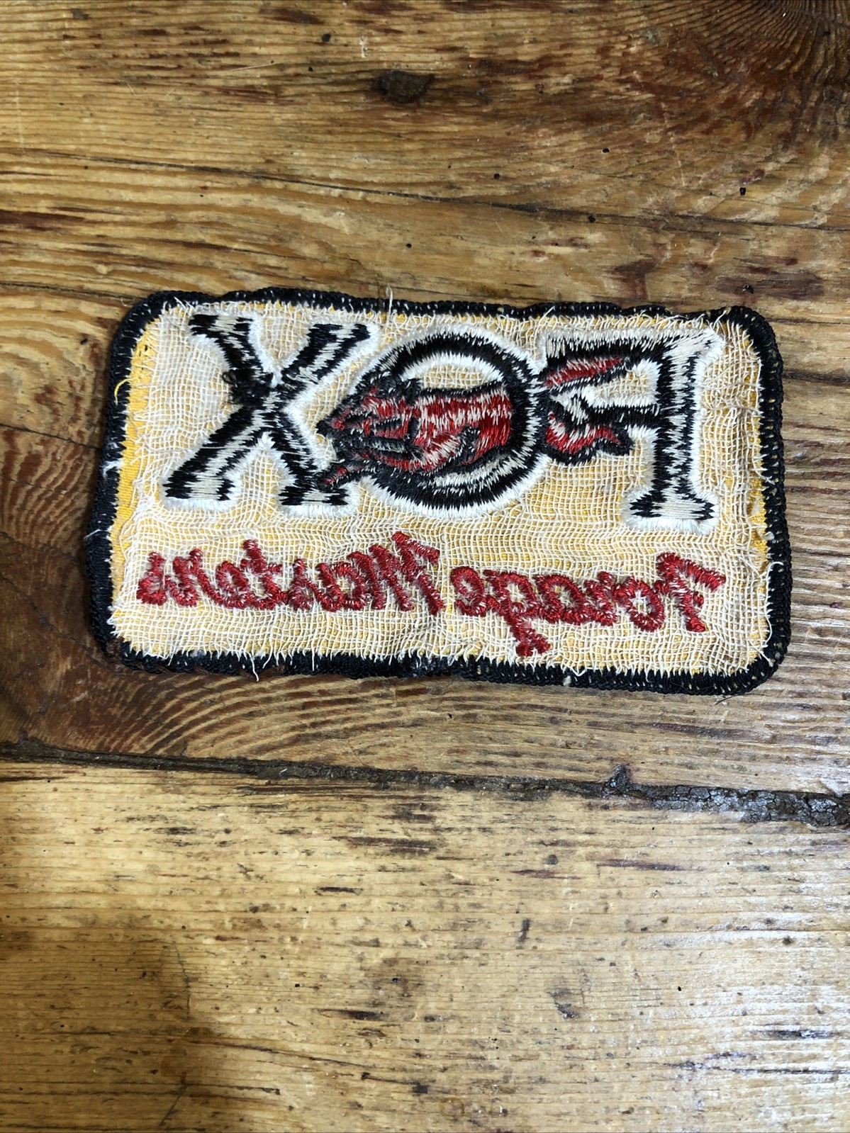1960’s VINTAGE FOX FORAGE MASTERS DEALER EMPLOYEE EMBROIDERED UNIFORM PATCH