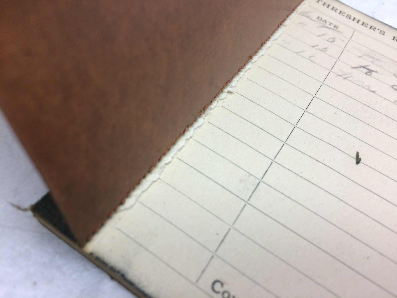 Vintage Threshers’ Book Farming Receipt Book Crop Weights & Measurement Chart