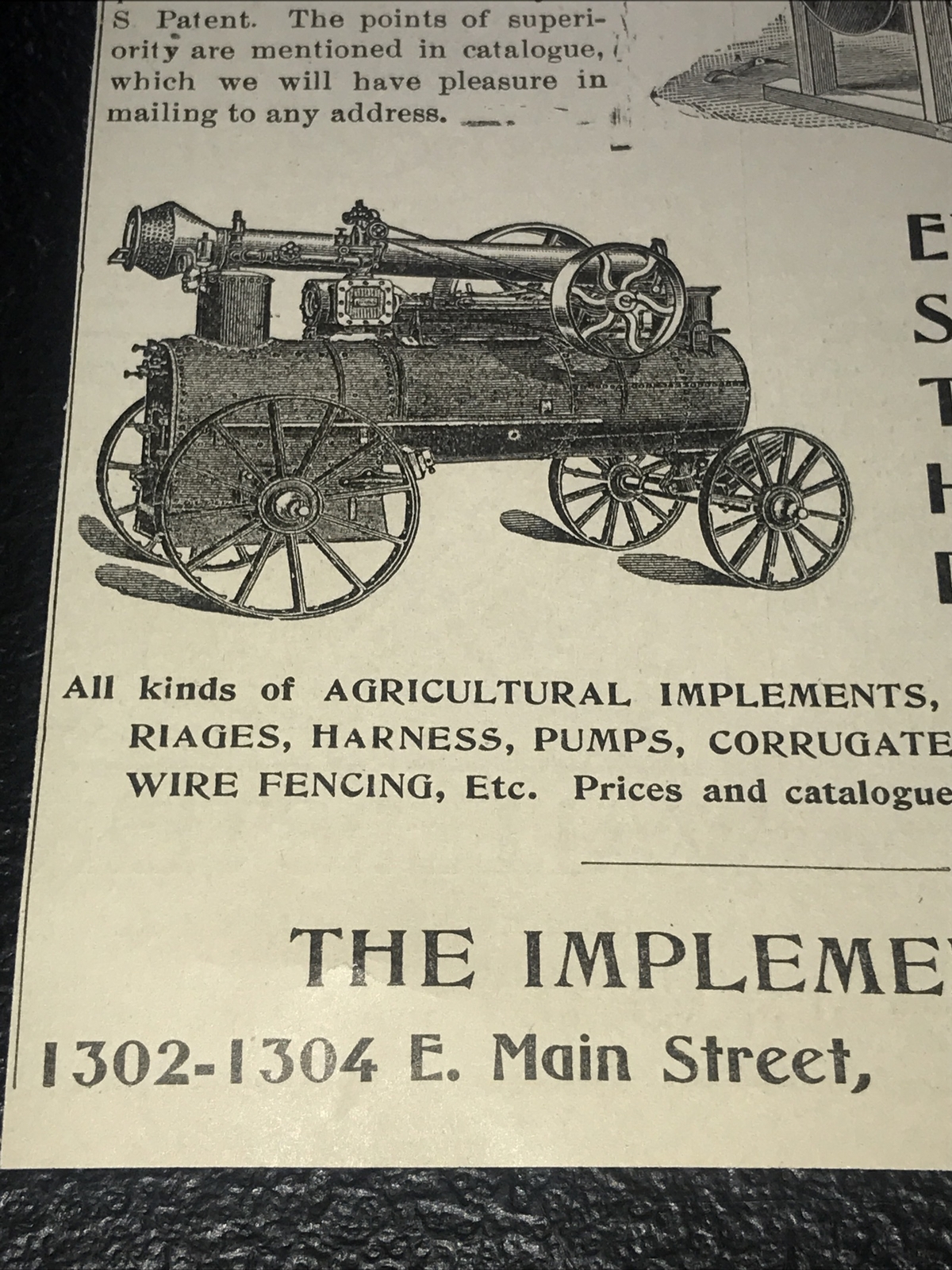 1900 Farm Implement Advertising – Richmond – Virginia