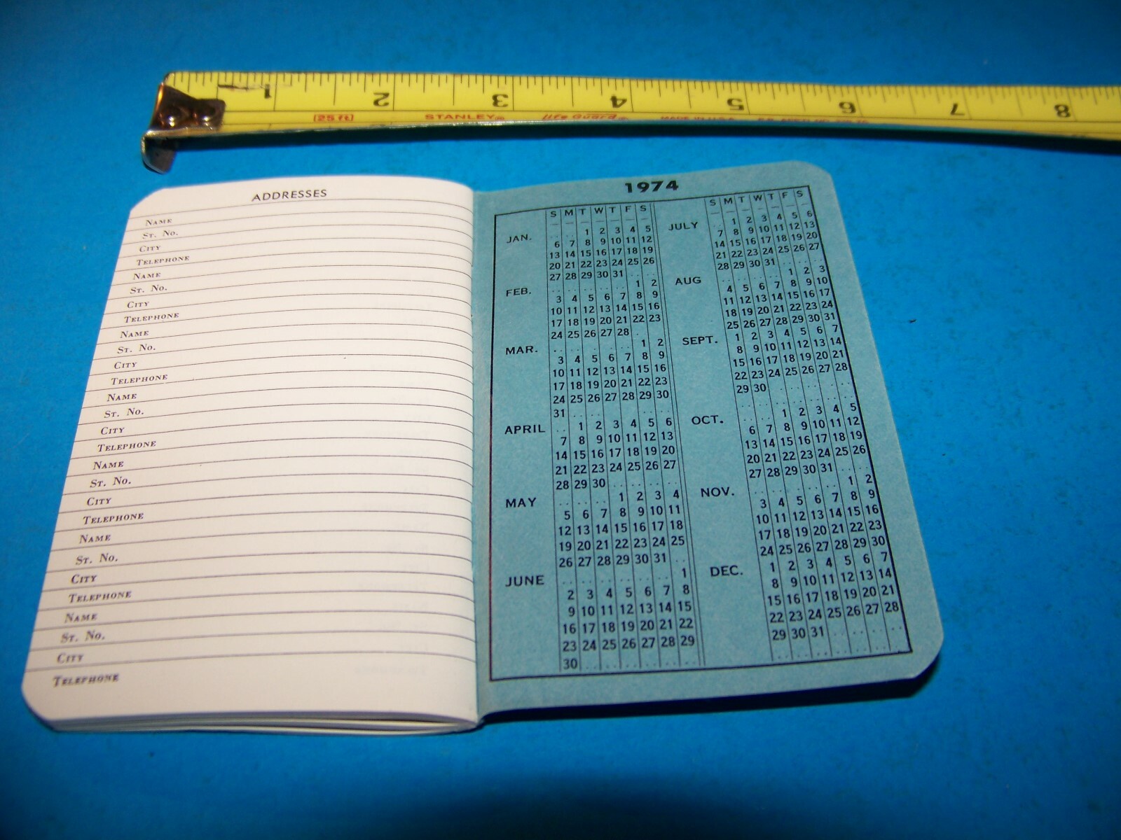 Niagara Brand Farmers “Daily Reminder” Memo Booklet Vintage 1973