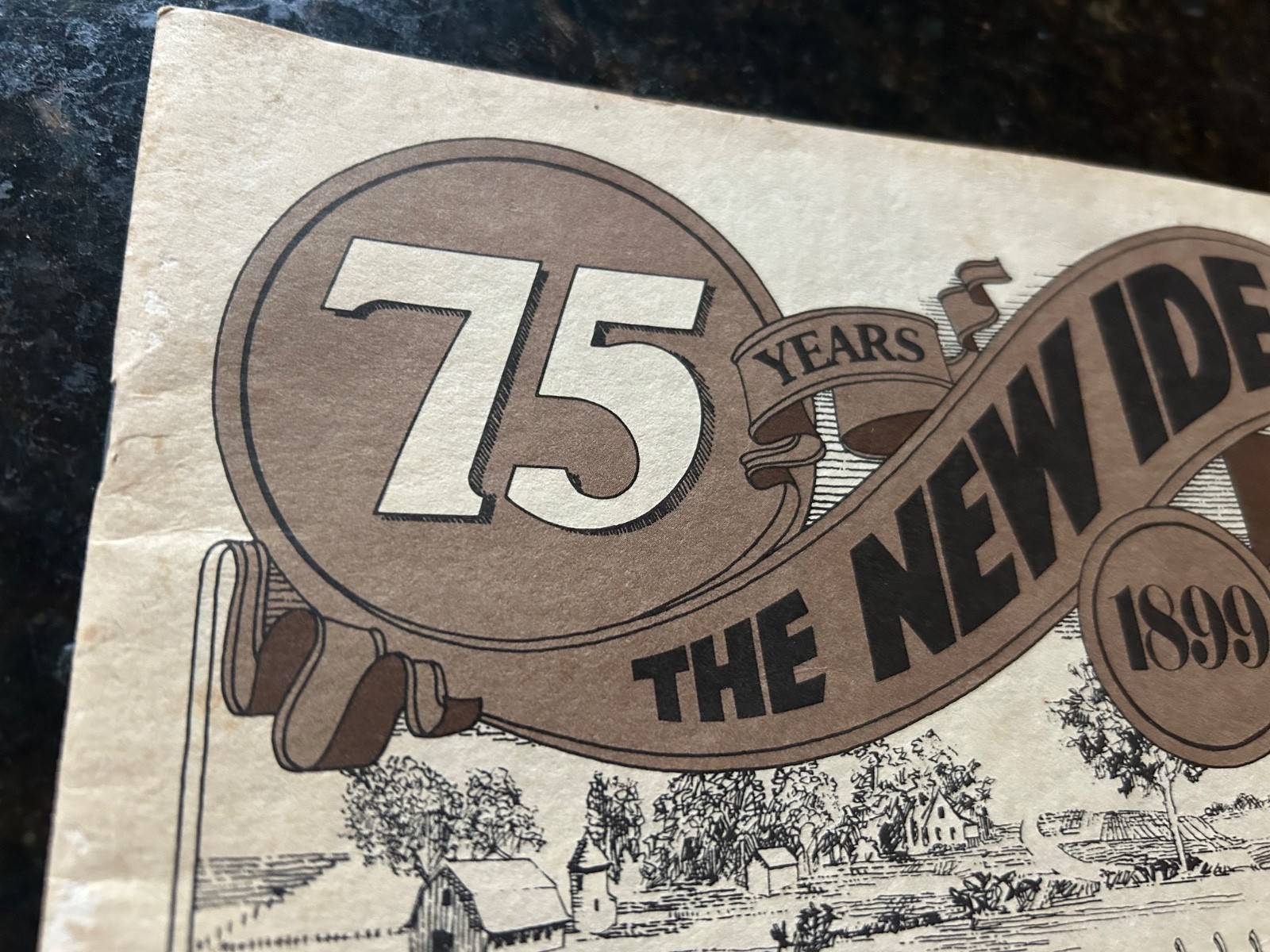 1899 1974 New Idea 75th Anniversary Brochure 75 Years Agriculture Coldwater OH