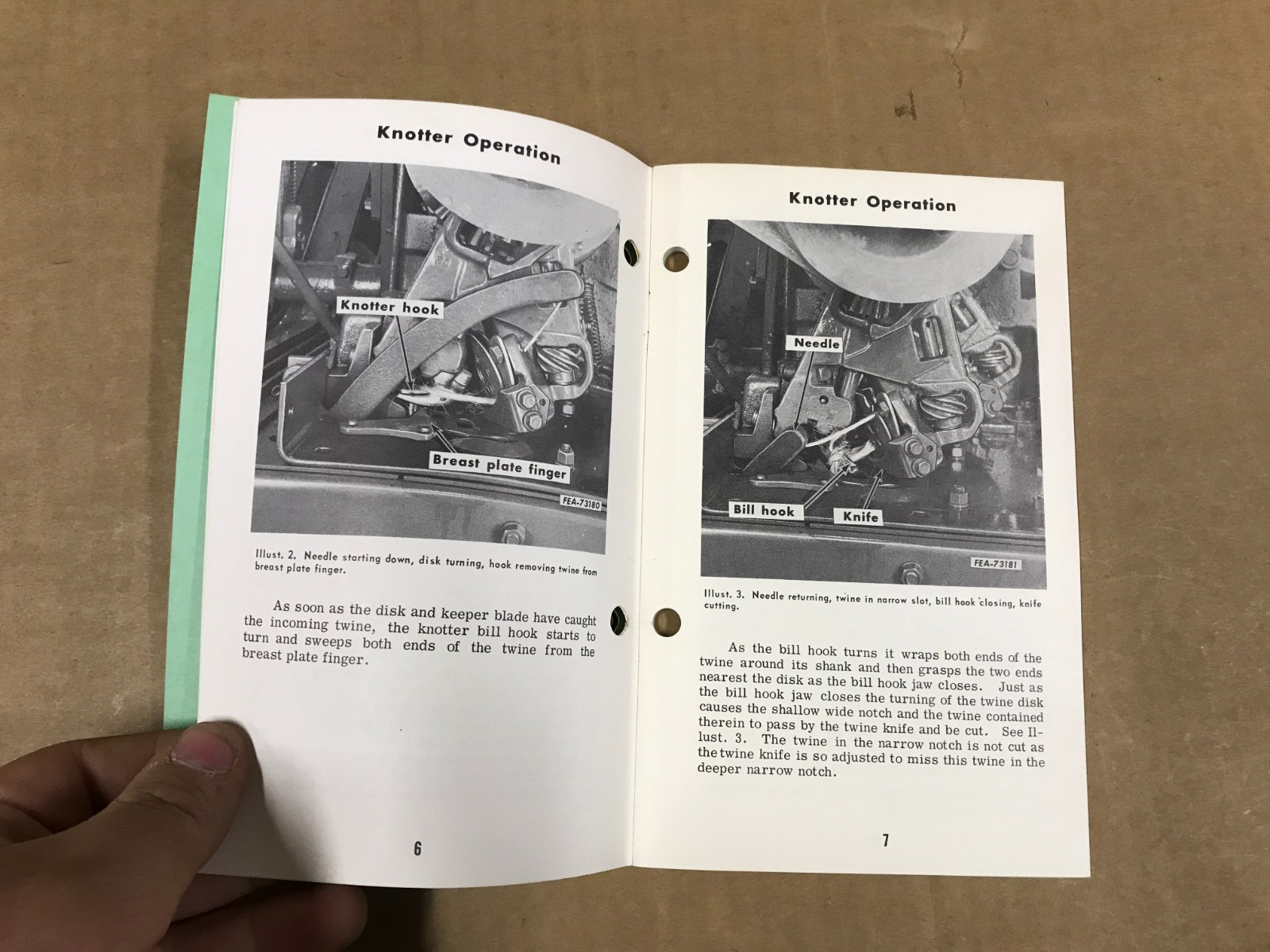 VTG Blue Ribbon Serviceman’s Handbook – Twine Knotters On International Balers