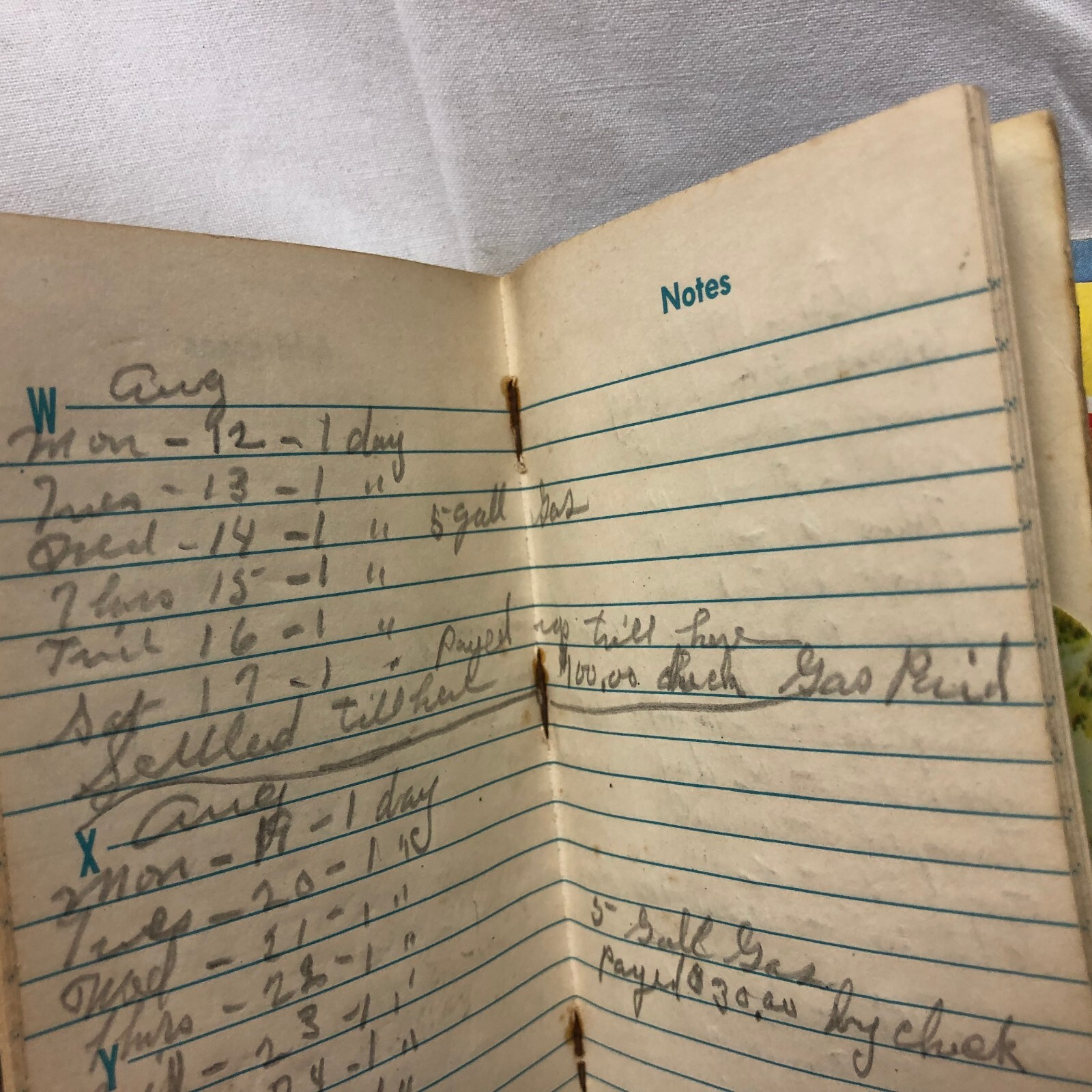 3 Vintage 1953 Farmers Pocket Notebooks Advertising Armour Swift’s Funk’s Hybrid