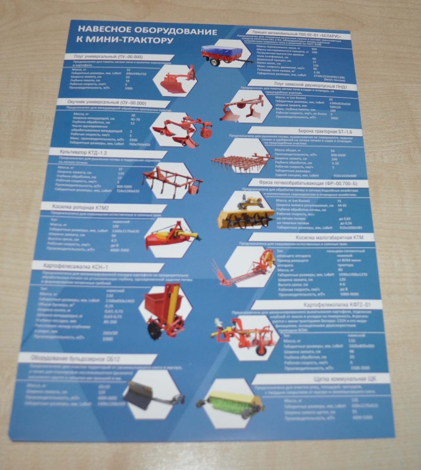 MTZ Belarus Compact Tractor Agriculture Vehicle Brochure Prospekt