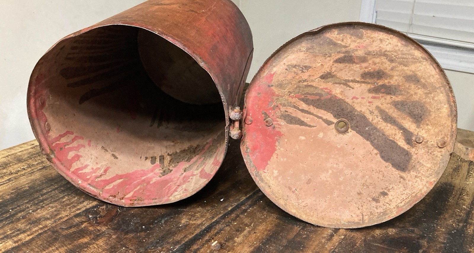 VERY RARE McCormick Twine Grain Binder Feeder Can 1800’s Antique HARD TO FIND