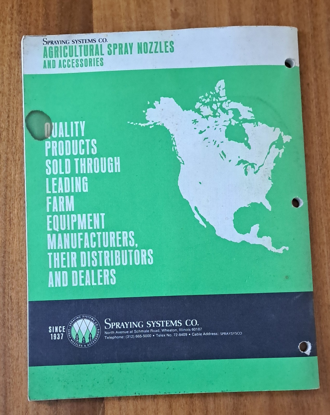 Spraying Systems Co. Spray Manual Catalog 36. Teejet 1977. Agricultural Nozzles