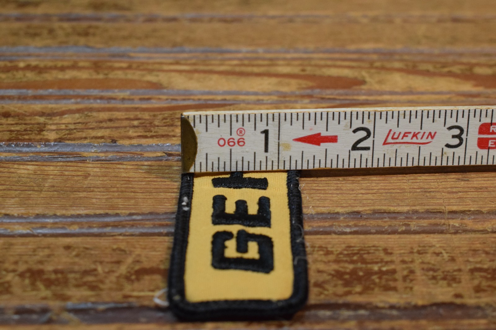 GEHL SKID LOADER EQUIPMENT EMBROIDERED CLOTH DEALER PATCH LOGO SIGN 4″ 1970s