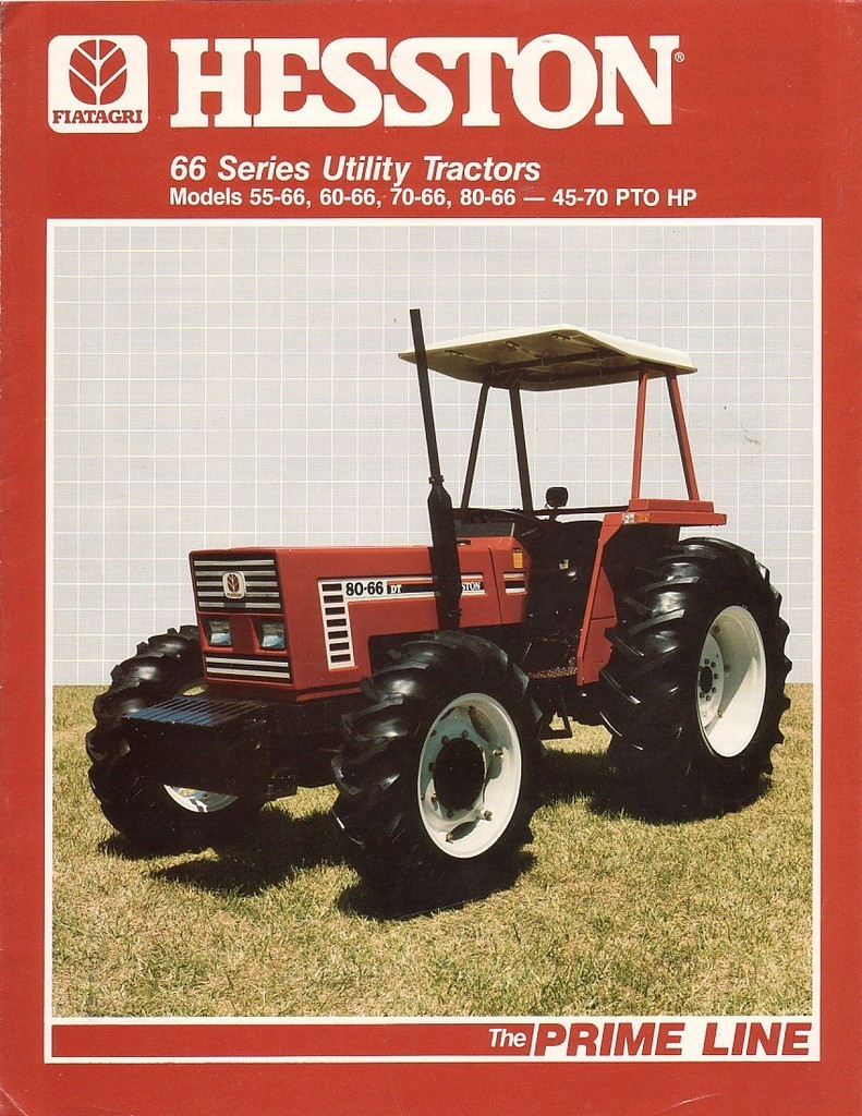 Farm Tractor Brochure – Hesston – 55-66 et al – 66 series – c1980’s (F1300)